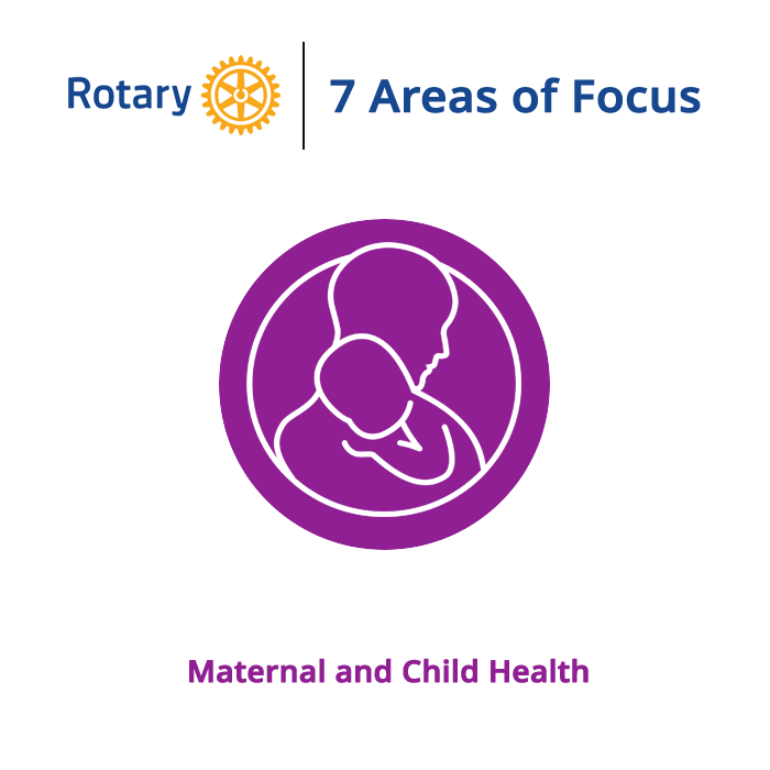 rotary-7-areas-of-focus-maternal-and-child-health-badge