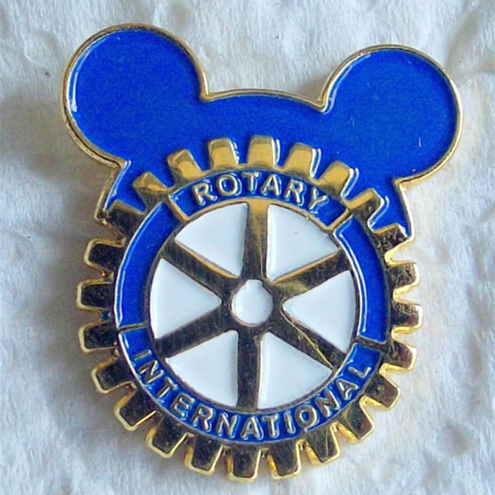 Rotary Club of Lake Buena Vista’s iconic Mouse Ears and Gear Pin Rotary Club of Lake Buena Vista's iconic Mouse Ears and Gear Pin